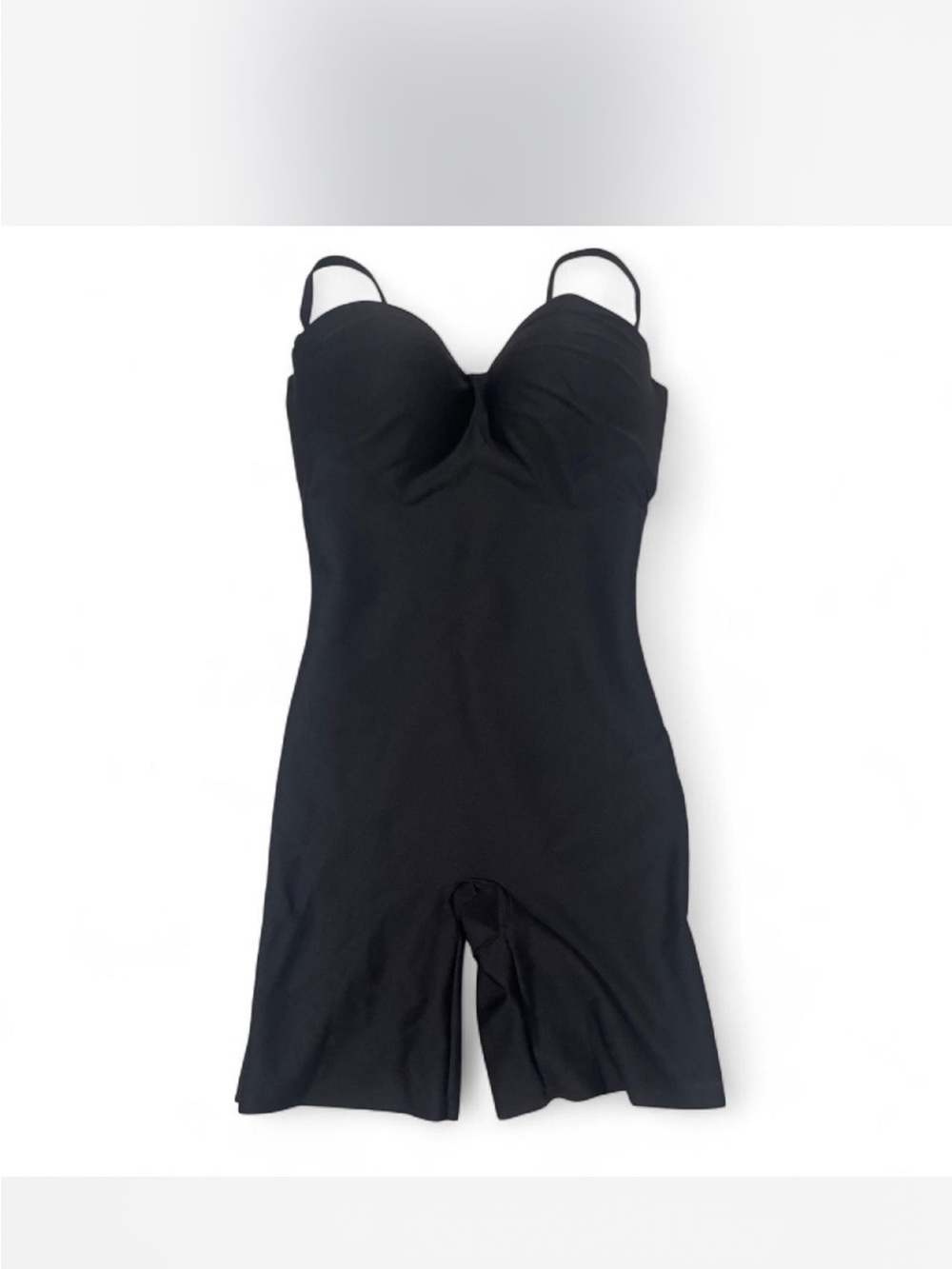 Skims body core sculpt under wire mid thigh body suit